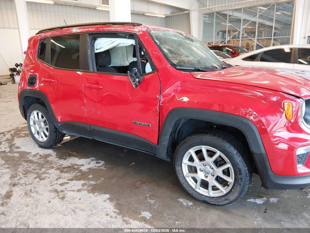 2021 Jeep Renegade Latitude 4x4 მანქანა იყიდება აუქციონზე, vin: ZACNJDBB7MPN13607, აუქციონის ნომერი: 44439835