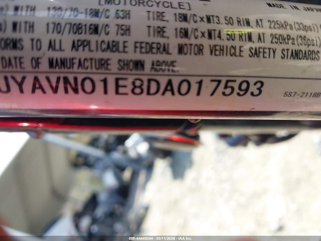 Продажа на аукционе авто 2013 Yamaha Xvs950 A/ct, vin: JYAVN01E8DA017593, номер лота: 44440244