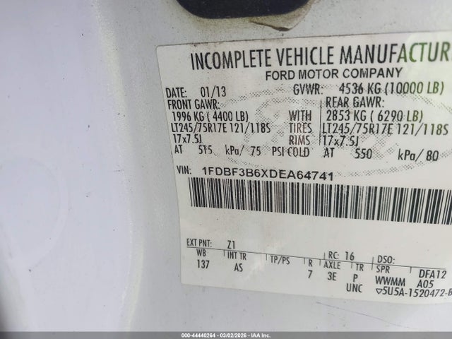 2013 FORD F-350 1FDBF3B6XDEA64741 Photo 8