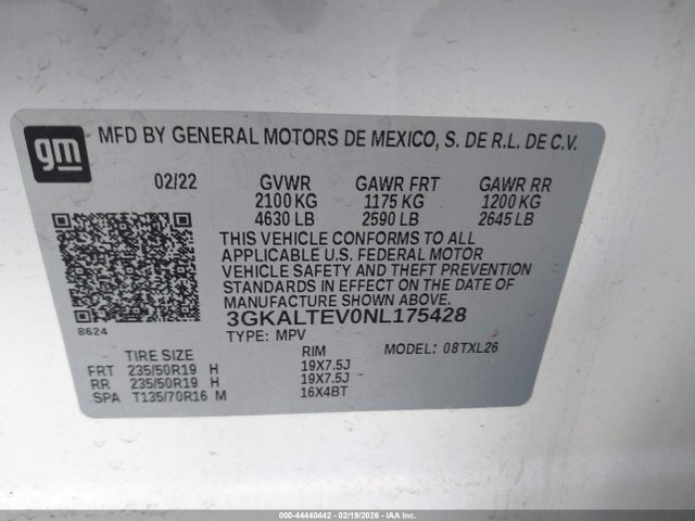 2022 GMC TERRAIN 3GKALTEV0NL175428 Photo 8