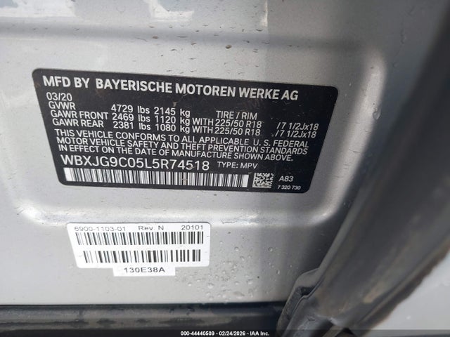 2020 BMW X1 WBXJG9C05L5R74518 Photo 8