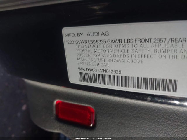 2021 AUDI A6 WAUD8AF25MN042629 Photo 8