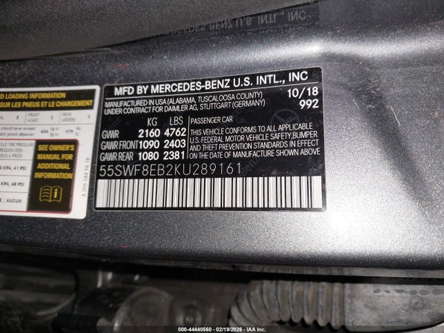 2019 MERCEDES-BENZ C 300 55SWF8EB2KU289161 Photo 8