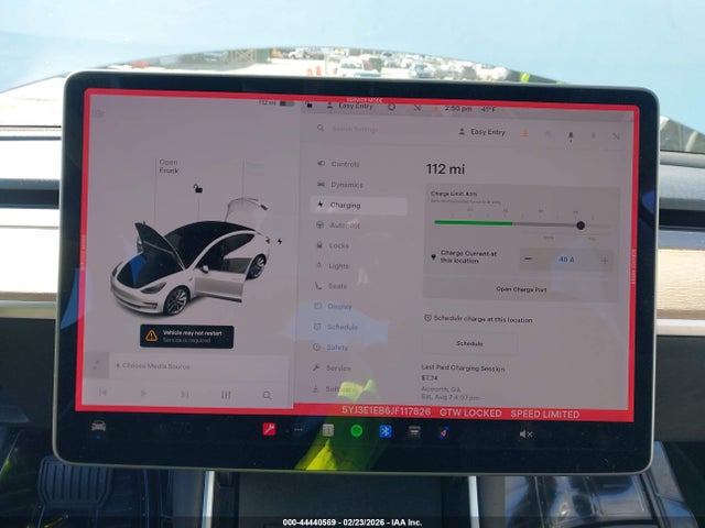 Auction sale of the 2018 Tesla Model 3 Long Range/performance, vin: 5YJ3E1EB6JF117826, lot number: 44440569