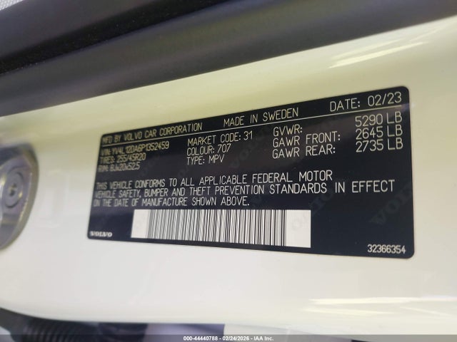 2023 VOLVO XC60 YV4L12DA6P1352459 Photo 8