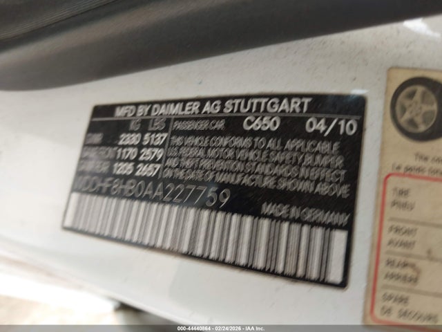 Продаж на аукціоні авто 2010 Mercedes-benz E 350 4matic, vin: WDDHF8HB0AA227759, номер лоту: 44440864