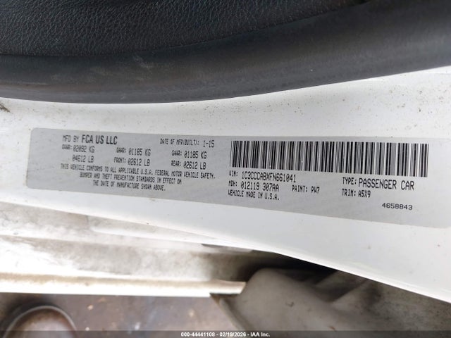 2015 CHRYSLER 200 1C3CCCABXFN661041 Photo 8