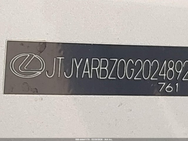 JTJYARBZ0G2024892 Lexus NX 200T