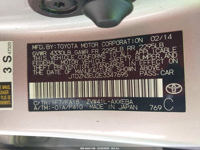 Toyota Prius V Three 2014 JTDZN3EU2E3347695 Image 9