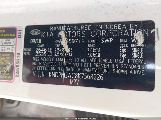 KIA Sportage Ex 2019 KNDPN3AC8K7568226 Image 9