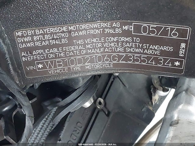 2016 BMW S 1000 WB10D2106GZ355434 Photo 9