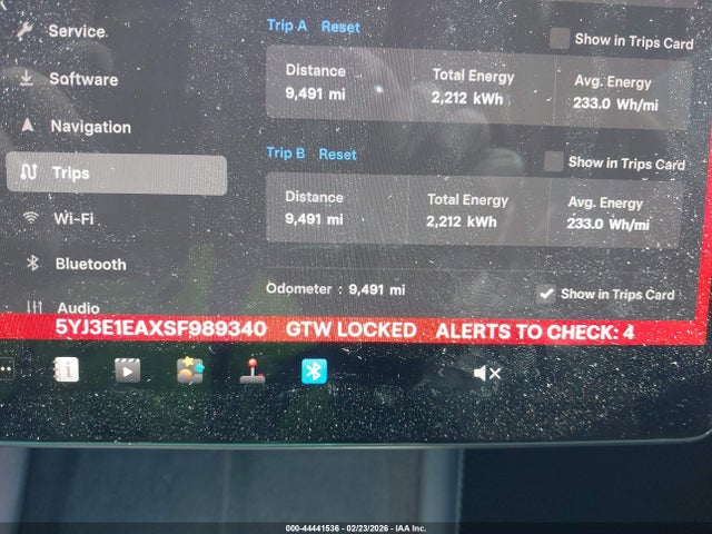 Aukcja sprzedaży 2025 Tesla Model 3 Long Range Rear-wheel Drive/standard Rear-wheel Drive, vin: 5YJ3E1EAXSF989340, numer aukcji: 44441536