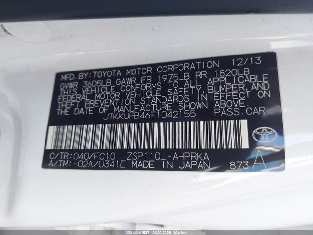 Scion XD 2014 JTKKUPB46E1042155 Image 9