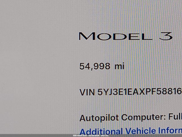 2023 TESLA MODEL 3 5YJ3E1EAXPF588166 Photo 6