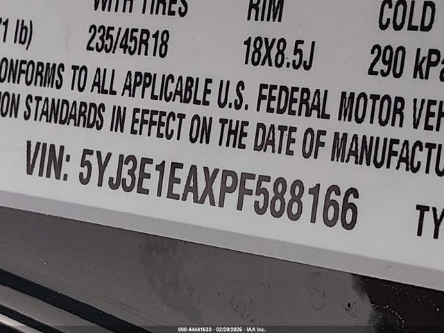 2023 TESLA MODEL 3 5YJ3E1EAXPF588166 Photo 8