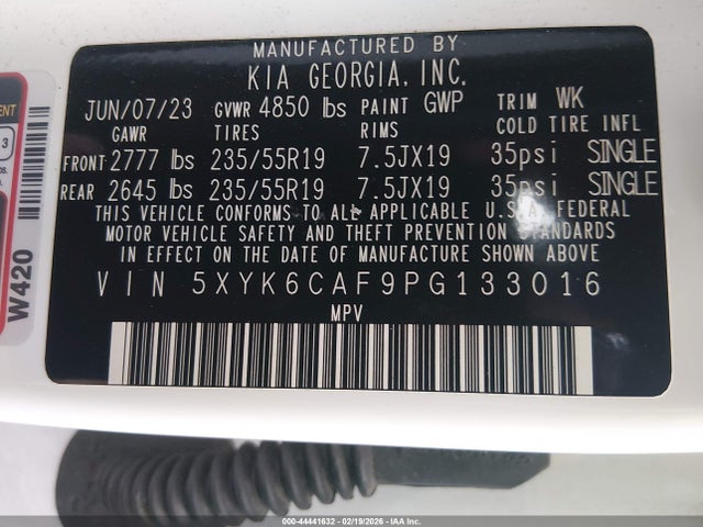 KIA Sportage X-line 2023 5XYK6CAF9PG133016 Image 9