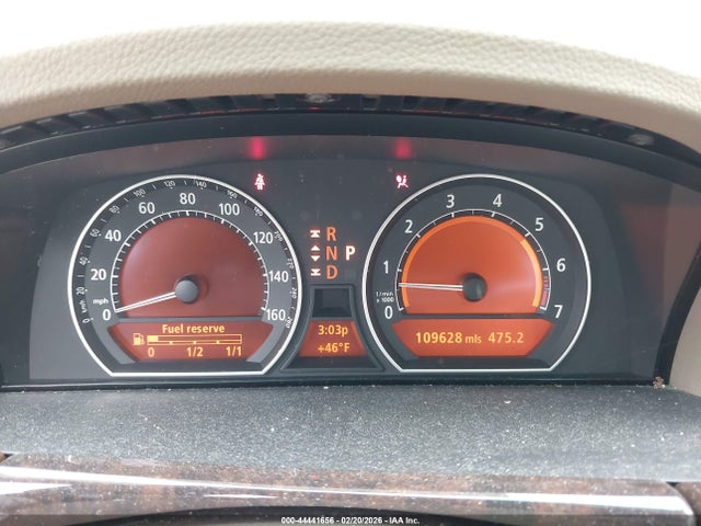 2006 Bmw 750li მანქანა იყიდება აუქციონზე, vin: WBAHN83526DT32238, აუქციონის ნომერი: 44441656