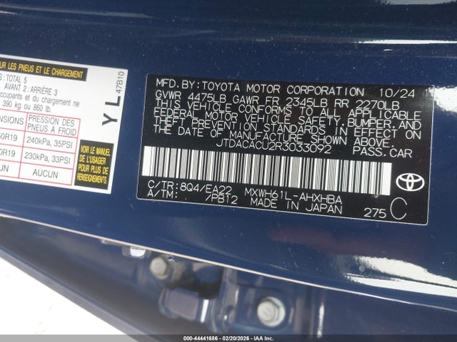JTDACACU2R3033092 Toyota Prius Prime Xse Premium