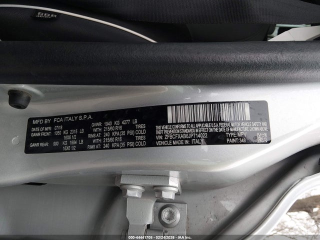 2018 FIAT 500X ZFBCFXAB6JP714022 Photo 8