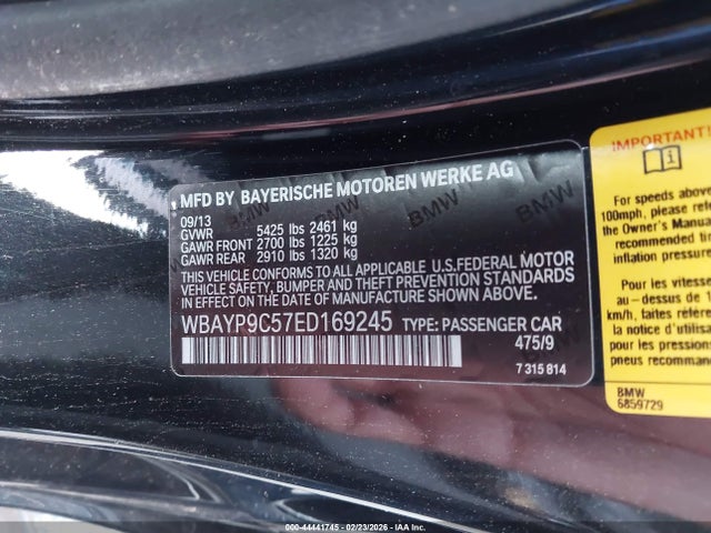 WBAYP9C57ED169245 BMW 650i