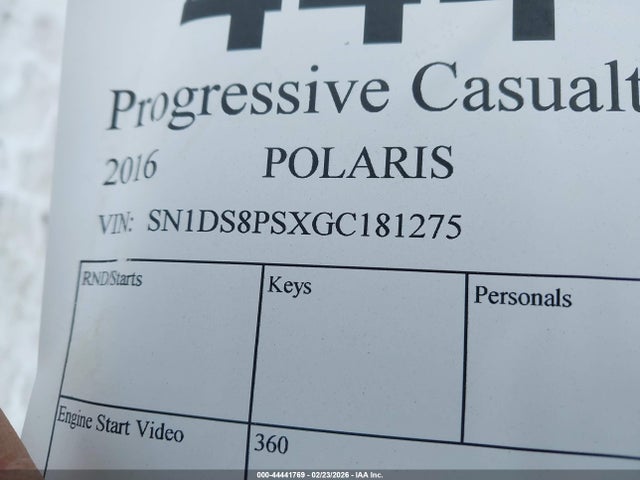 SN1DS8PSXGC181275 Polaris Switchback 800 Pro-s