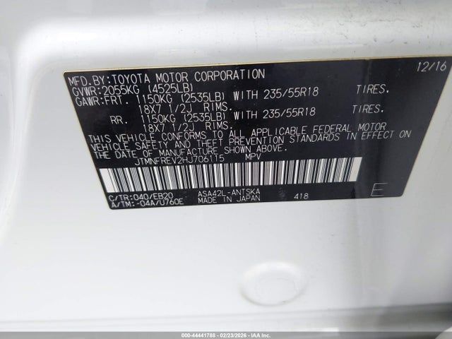 Toyota RAV4 SE 2017 JTMNFREV2HJ706115 Image 9