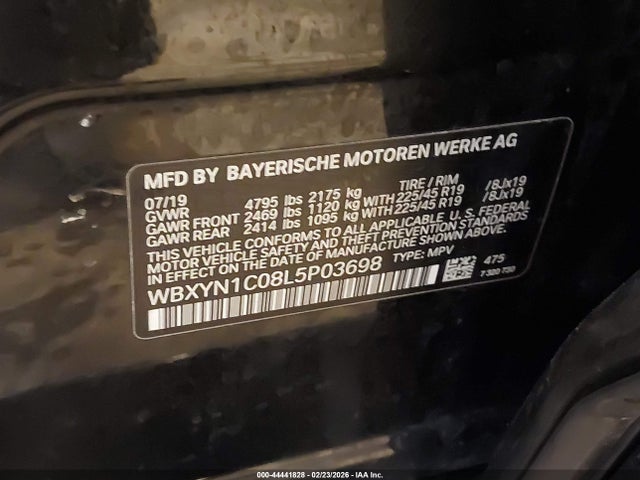 2020 BMW X2 WBXYN1C08L5P03698 Photo 8