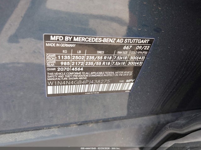 Продажа на аукционе авто 2023 Mercedes-benz Gla 250, vin: W1N4N4GB4PJ438275, номер лота: 44441849