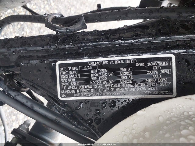 ME3FCP201PK301097 Royal Enfield Motors Hunter 350