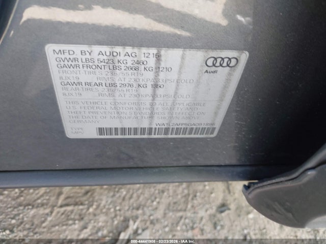 2016 AUDI Q5 WA1L2AFP5GA091895 Photo 8