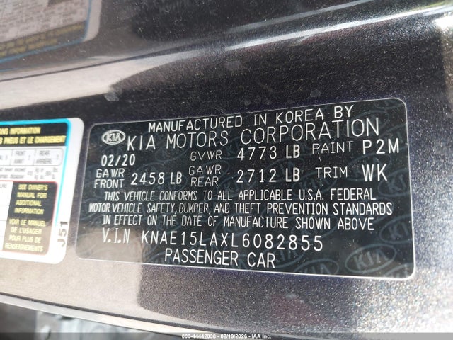 2020 KIA STINGER KNAE15LAXL6082855 Photo 8