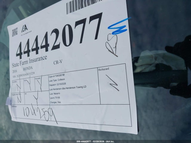 3CZRM3H54GG711259 Honda CR-V EX