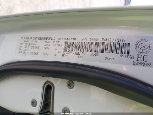 Aukcja sprzedaży 2015 Ram 2500 Slt, vin: 3C6TR5DT7FG516629, numer aukcji: 44442132