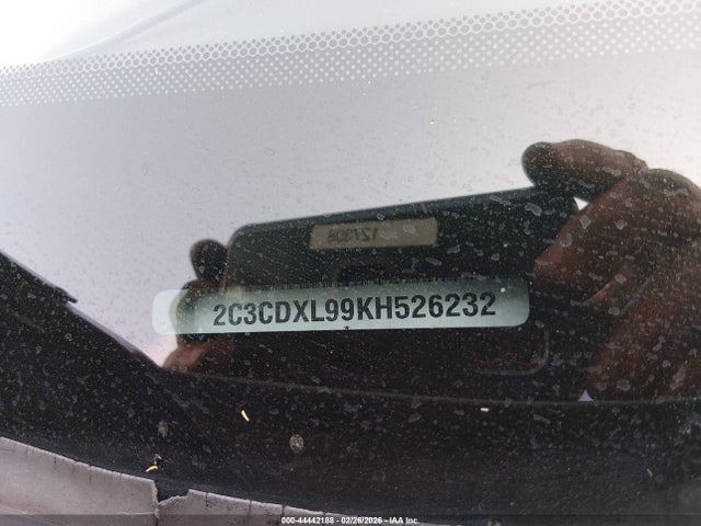 44442188 :رقم المزاد ، 2C3CDXL99KH526232 vin ، 2019 Dodge Charger Srt Hellcat Rwd مزاد بيع
