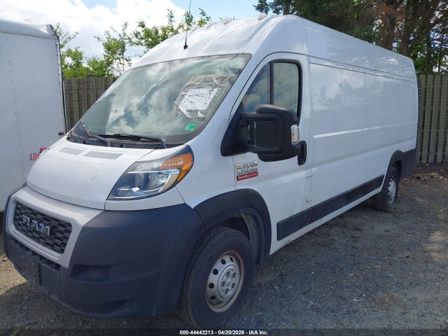 44442213 :رقم المزاد ، 3C6MRVJG9ME509539 vin ، 2021 Ram Promaster 3500 Cargo Van High Roof 159 Wb Ext مزاد بيع