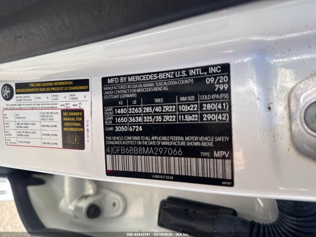 2021 MERCEDES-BENZ AMG GLE 53 4JGFB6BB8MA297066 Photo 9