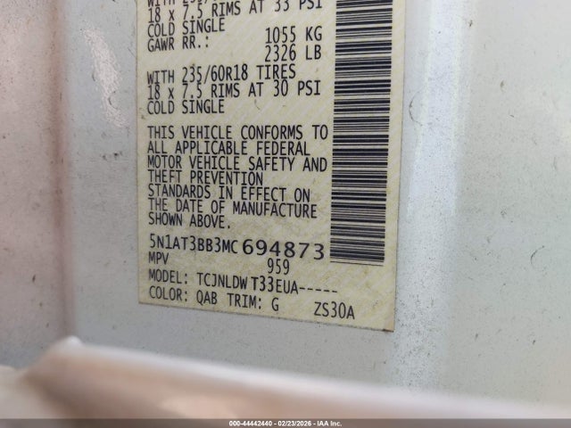 2021 NISSAN ROGUE 5N1AT3BB3MC694873 Photo 8