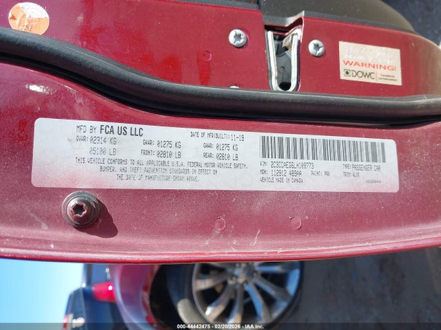 Aukcja sprzedaży 2020 Chrysler 300 Limited, vin: 2C3CCAEG6LH108773, numer aukcji: 44442475