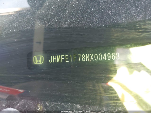 Продаж на аукціоні авто 2022 Honda Civic Ex, vin: JHMFE1F78NX004963, номер лоту: 44442936