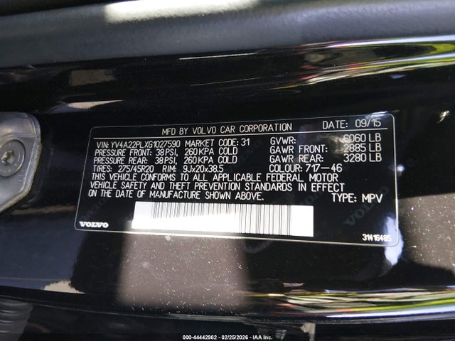 2016 VOLVO XC90 YV4A22PLXG1027590 Photo 8