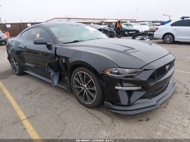 2018 Ford Mustang Ecoboost მანქანა იყიდება აუქციონზე, vin: 1FA6P8THXJ5177512, აუქციონის ნომერი: 44443071