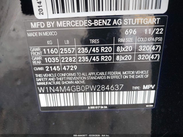 2023 MERCEDES-BENZ GLB 250 W1N4M4GB0PW284637 Photo 8