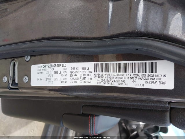 1C4PJMBS7EW247120 Jeep Cherokee Trailhawk
