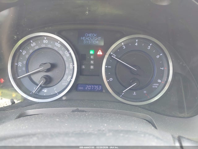 Aukcja sprzedaży 2012 Lexus Is 250, vin: JTHBF5C24C5177710, numer aukcji: 44443180