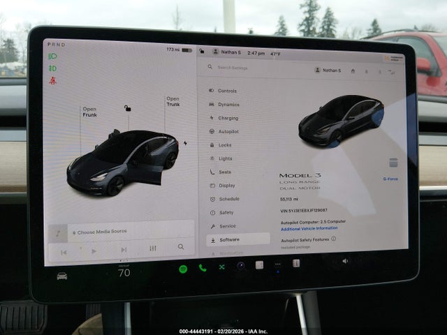 Aukcja sprzedaży 2018 Tesla Model 3 Long Range/performance, vin: 5YJ3E1EBXJF129087, numer aukcji: 44443191