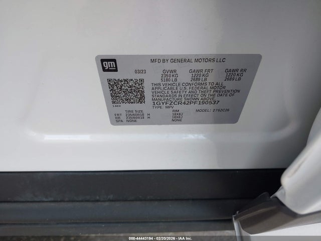 2023 CADILLAC XT4 1GYFZCR42PF190537 Photo 8