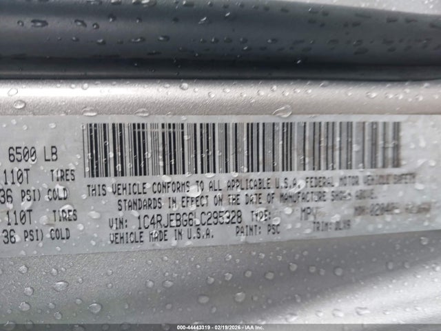 1C4RJEBG6LC295328 Jeep Grand Cherokee Limited 4x2