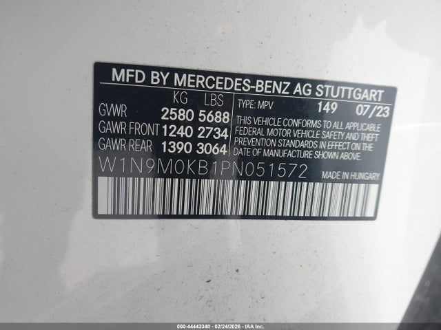 2023 MERCEDES-BENZ EQB 300 SUV W1N9M0KB1PN051572 Photo 8