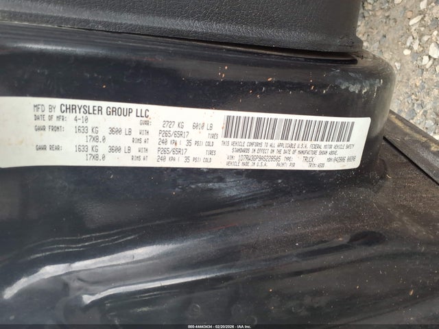 2010 DODGE DAKOTA 1D7RW3GP9AS228505 Photo 8