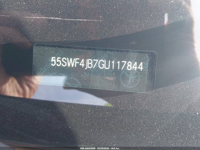 Продажа на аукционе авто 2016 Mercedes-benz C 300 Luxury/sport, vin: 55SWF4JB7GU117844, номер лота: 44443550